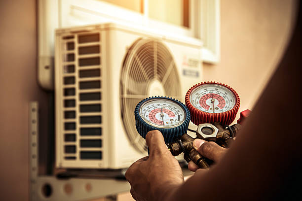 Professional Hvac technician working in O Neals, CA